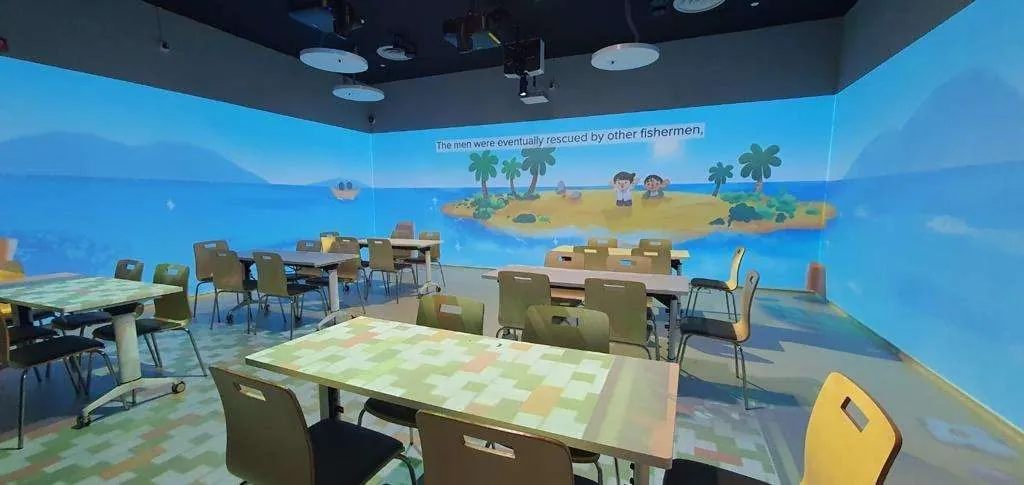 Immersive rooms, projection mapping and events