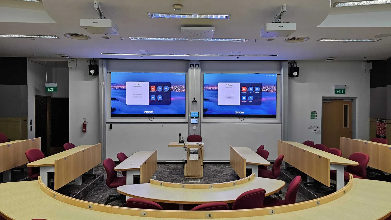 Lecture theatres and auditoriums