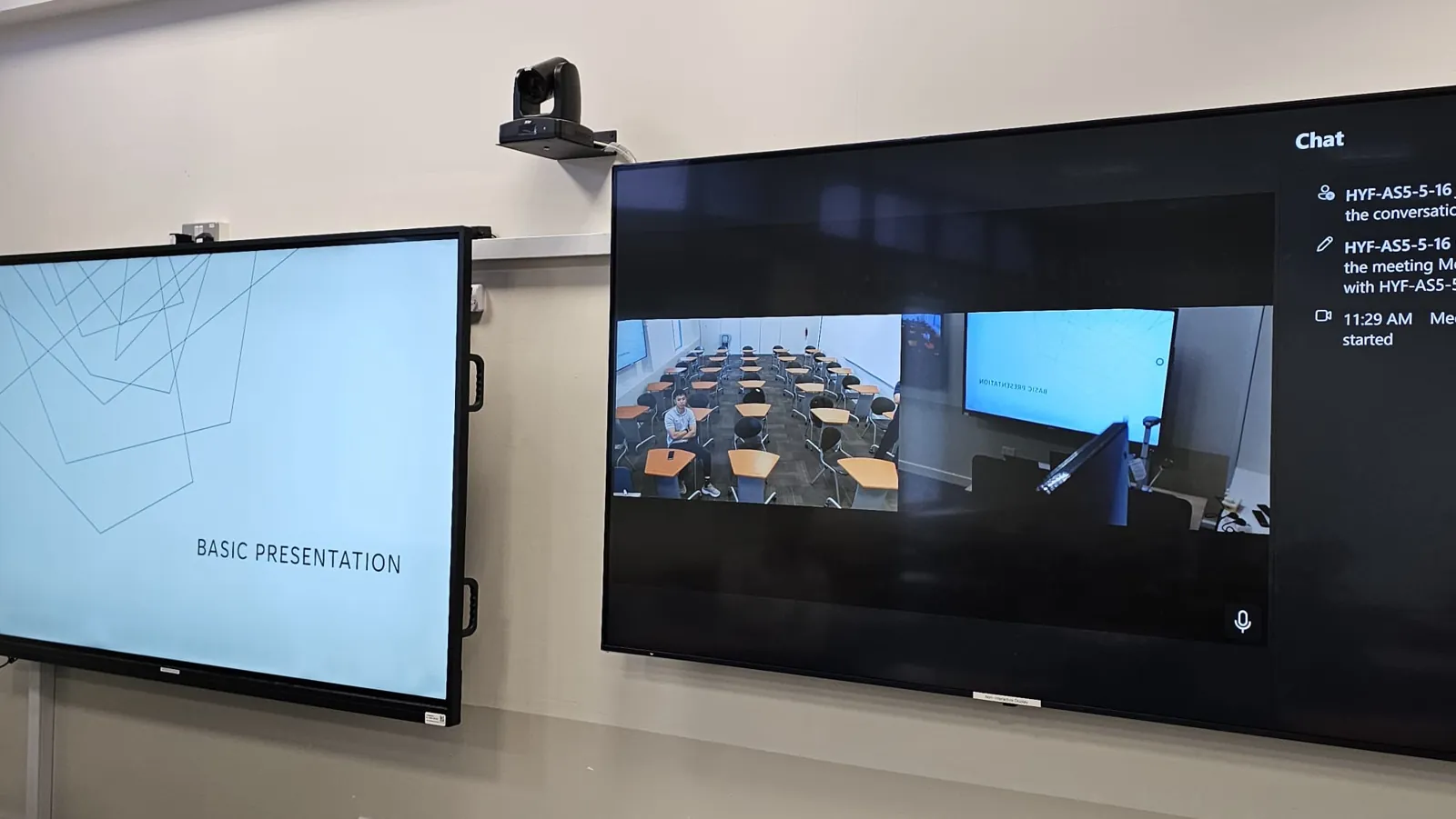 Hybrid classroom
